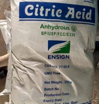 CITRIC ACID ANHYDROUS – C6H8O7