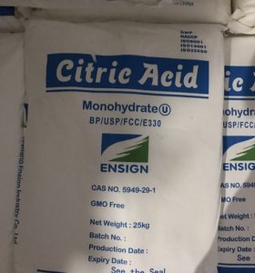 CITRIC ACID MONOHYDRATE – C6H8O7.H2O
